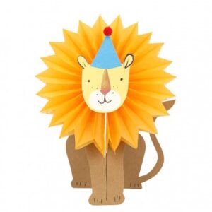 Ευχετήρια Κάρτα Γενεθλίων Λιοντάρι
