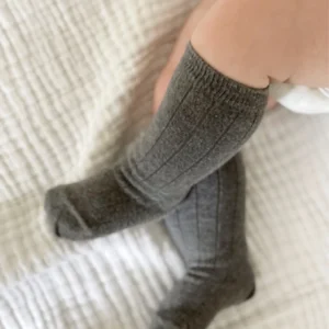 Ψηλές Κάλτσες Ανθρακί Γκρί